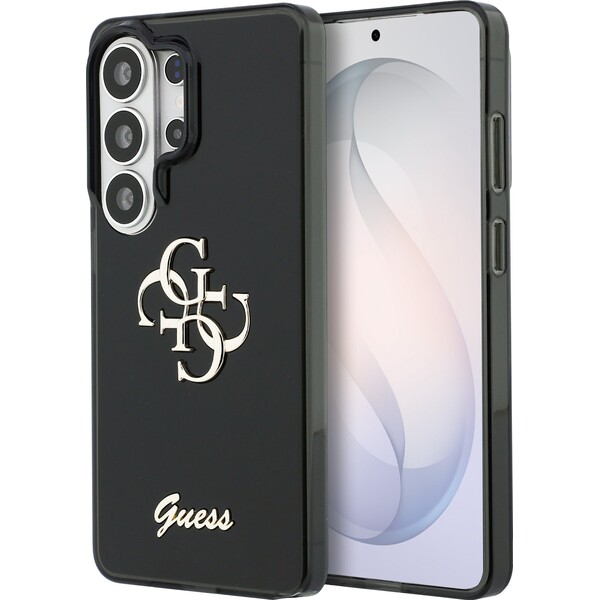 E-shop Guess IML 4G Script Metal Logo kryt Samsung Galaxy 26 Ultra čierny