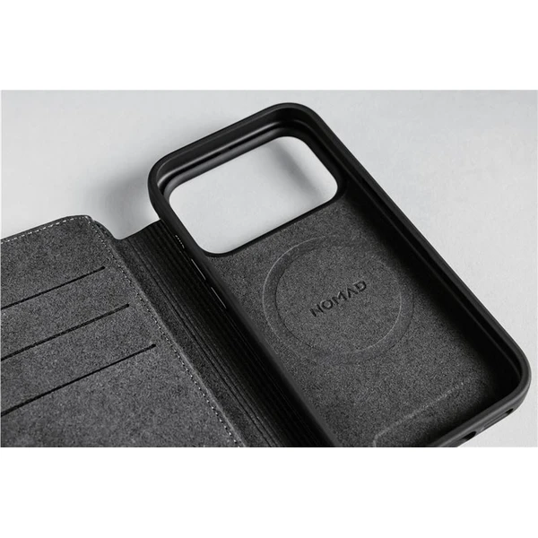 Nomad Modern Leather Folio MagSafe kožené púzdro iPhone 17 Pro Max Brown - Puzdra - Obrázok 006894c573664f25bb5e6b1f42978037