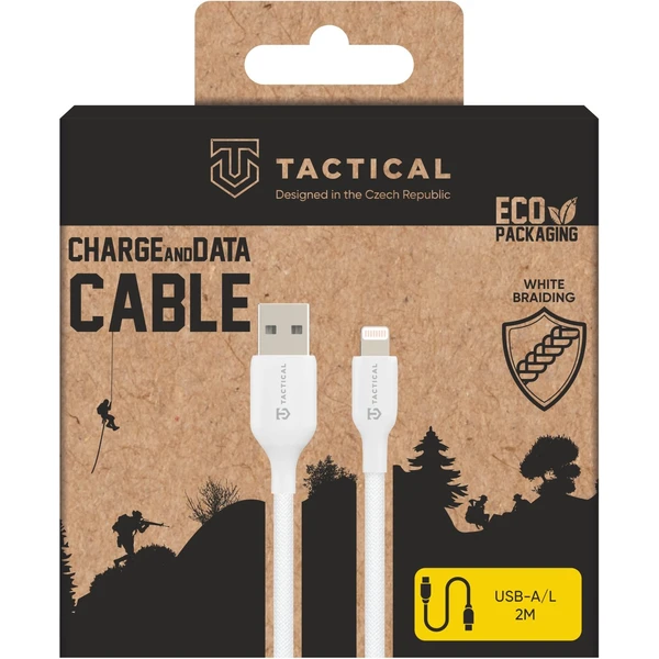 Tactical Stitch Thread USB-A/Lightning napájací kábel 12W 2m biely - Káble a redukcie - Obrázok 007156aad24442f9a82b6ef6163542a5