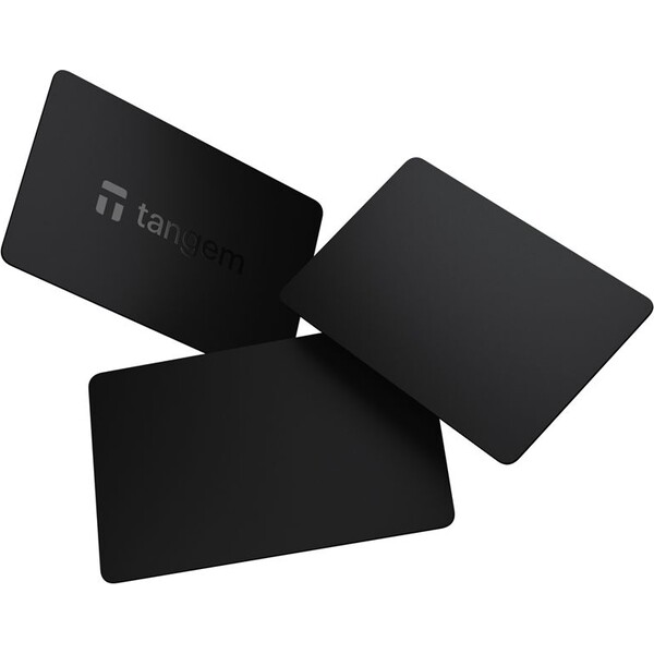 E-shop Tangem Wallet 3-karta sada krypto peňaženka Stealth (3 ks)