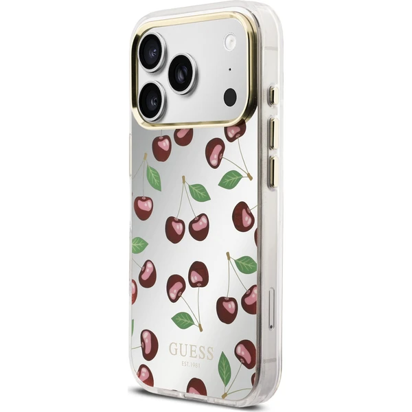 Guess PC/TPU Mirror Glitter Cherry MagSafe kryt iPhone 17 Pro Max - Puzdra - Obrázok 009194a79cb04ab8bcaa7fb7d8bf9e8c