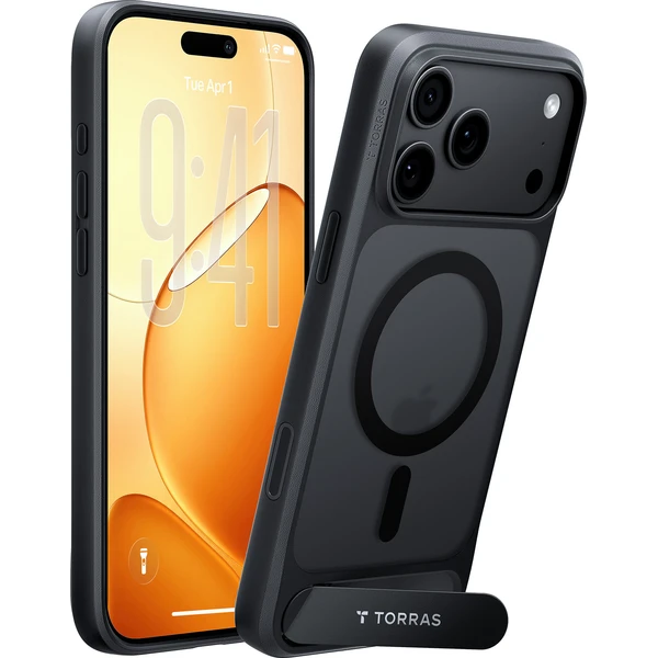 Torras Ostand L1, čierna - iPhone 2026 Pro - Puzdra - Obrázok 00974155b53d4744b37b5d90cd381f3a