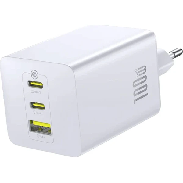 Baseus EnerFill FE11 100W nabíjačka do siete biela - Nabíjačky - Obrázok 00UL000K01