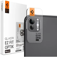 Spigen Glass TR EZ Fit Optik Metal sklo na fotoaparát iPad Pro 13" 2025/ iPad Pro 11" 2025 čierne - Ochranné fólie a sklo