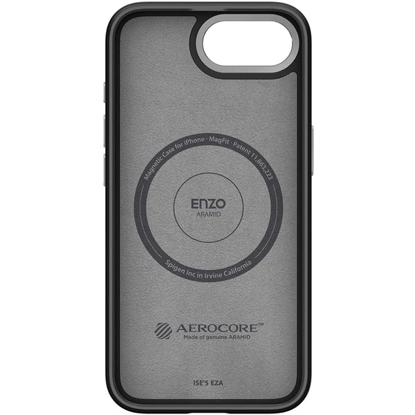 Spigen Enzo Aramid MagSafe kryt iPhone 17e/16e matne čierny - Puzdra - Obrázok 00db1162ec4d4f8e95d8c321c53684db