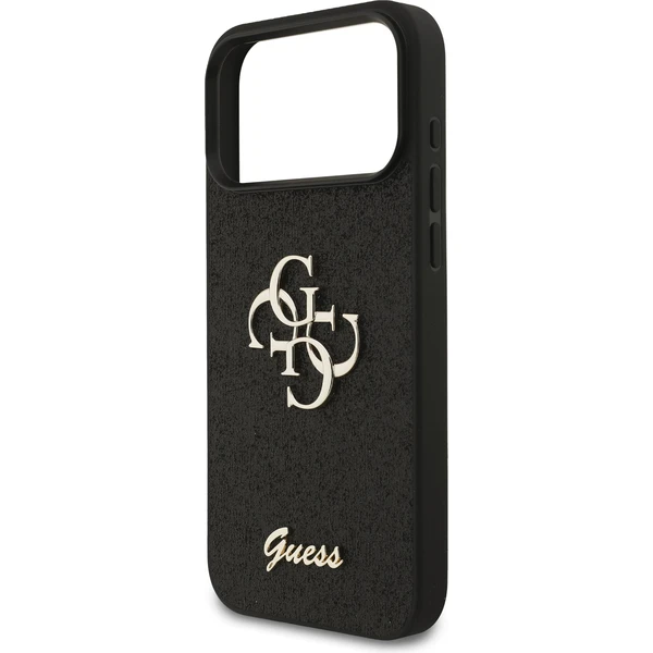 Guess PU Fixed Glitter 4G Metal Logo kryt iPhone 17 Pro Max čierny - Puzdra - Obrázok 00f092c80ebd4b60a0b07762f2dee428