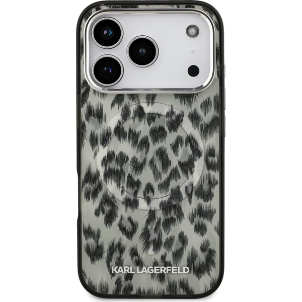 Karl Lagerfeld IML Leopard MagSafe kryt iPhone 17 Pro hnedý - Puzdra - Obrázok 0115019177ad4437ac1e9dfa599046ab