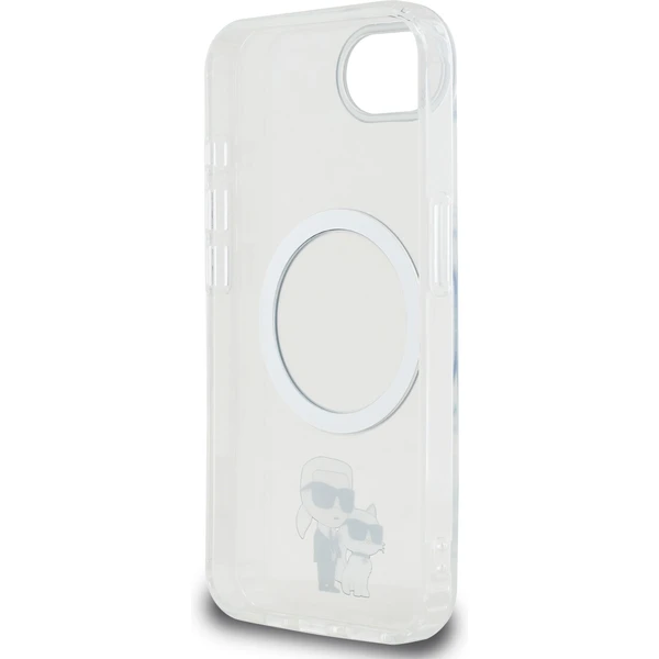 Karl Lagerfeld IML Karl a Choupette MagSafe kryt iPhone 17e/16e priehľadný - Puzdra - Obrázok 012843d71e974c6785e4b8d8270d1052
