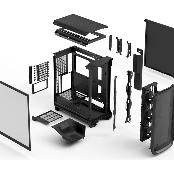 Fractal Design Meshify 3 Black TG Light Tint - Počítačové skrine - Obrázok 012G000J01