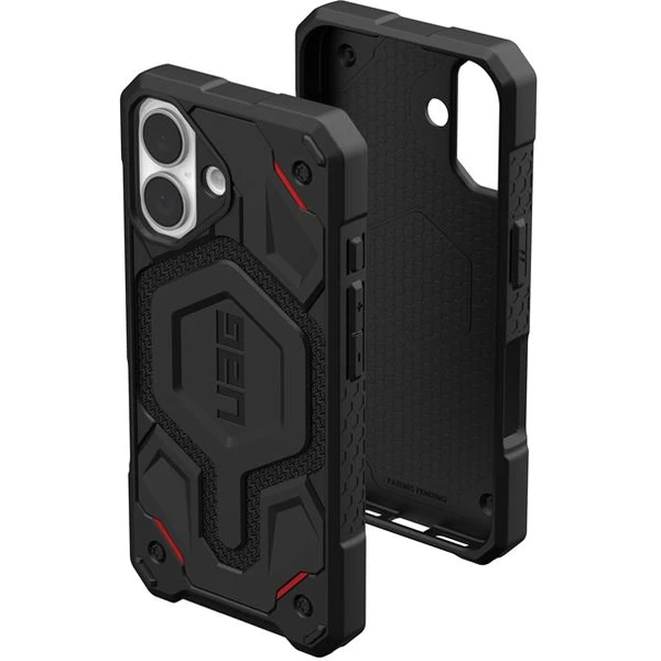UAG Monarch Pro Magsafe Kevlar kryt iPhone 16 čierny - Puzdra - Obrázok 015f99de407e454784de7ed1d0a3c75e