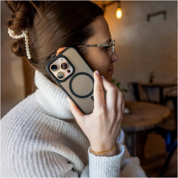FIXED MagMisty kryt s MagSafe Apple iPhone 16 Pre Max čierny - Puzdra - Obrázok 0166d962025e441092211ef4d95ce195