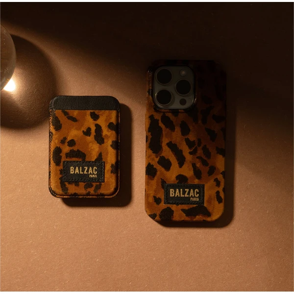 Native Union x Balzac Cheetah Cappuccino MagSafe kryt iPhone 15 - Puzdra - Obrázok 016K000K01