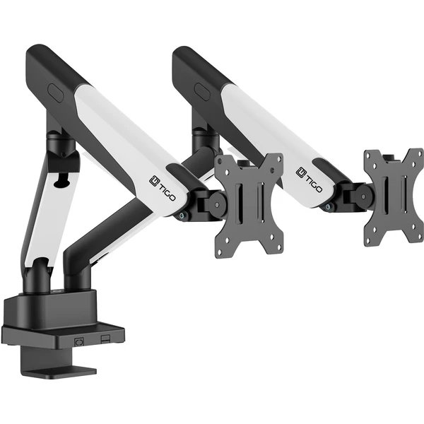 TIGO Falcon Dual držiak na monitory 17" - 35" sivá/biela - Držiaky pre obrazovky - Obrázok 016R000K01