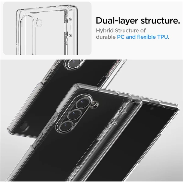 Spigen Ultra Hybrid Pre kryt Samsung Galaxy Z Fold6 číry - Puzdra - Obrázok 01712a9f963742068467b9b60dc59f4d