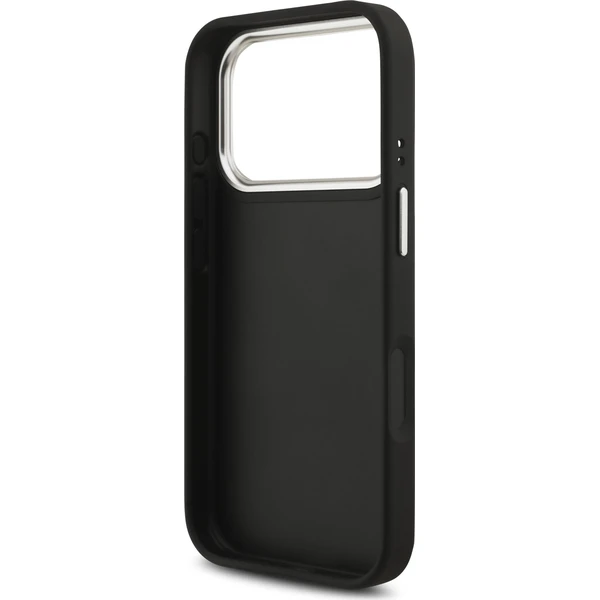Guess PU Grained 4G Metal Logo kryt iPhone 17 Pro čierny - Puzdra - Obrázok 01765f94dcc143958ce0440f13e10f5d