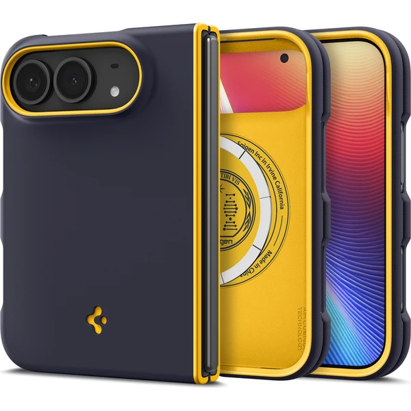 Spigen Nano Pop MagSafe kryt iPhone 18 Fold blueberry navy - Puzdra - Hlavný obrázok