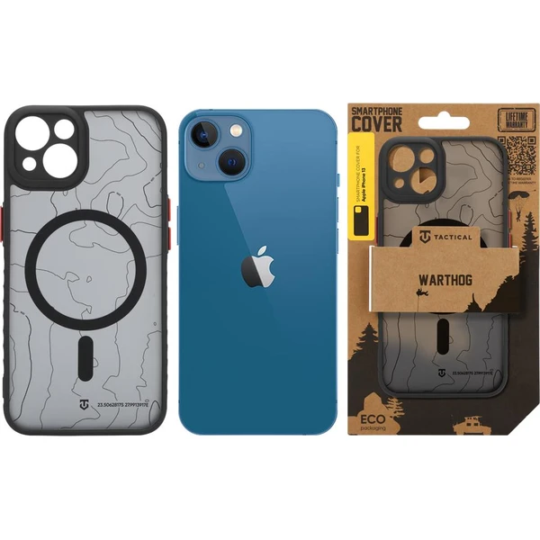 Tactical MagForce Warthog Kryt pre Apple iPhone 13 Asphalt - Puzdra - Obrázok 01909756d35c4b24abc546db3e99659b