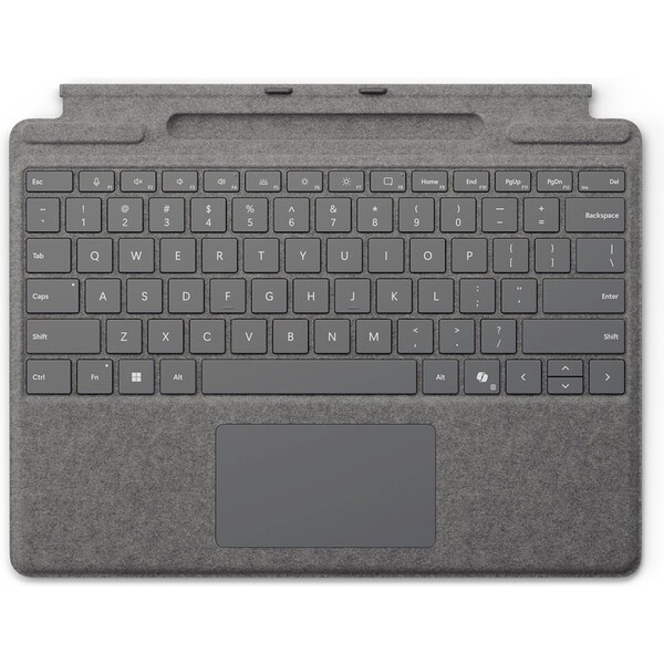 Microsoft Surface Pro klávesnica so slotom pre pero (EN) platinová