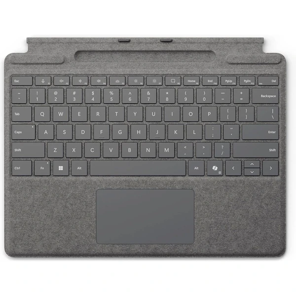 Microsoft Surface Pro klávesnica so slotom pre pero (EN) platinová - Klávesnice - Hlavný obrázok