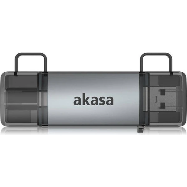 AKASA 2-In-1 USB 3.2 OTG Dual čítačka kariet - Čítačky čipových kariet - Obrázok 01JO000K01