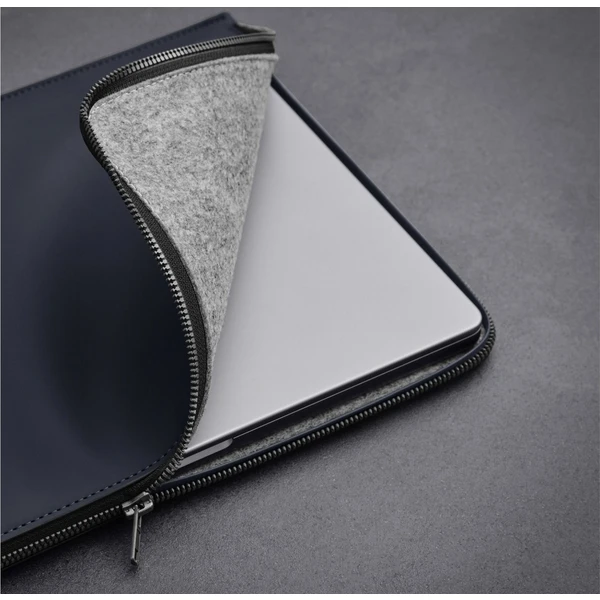Woolnut Matné PU Folio puzdro MacBook Pro 16" tmavomodré - Puzdra - Obrázok 01JR100501