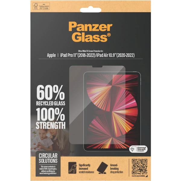 PanzerGlass Platinum tvrdené sklo iPad Pro 11" (2018-2022)/Air 10.9'’ (2020-2022) - Ochranné fólie a sklo - Obrázok 01R4000J01