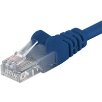 PremiumCord RJ45/RJ45 Cat5e UTP patch kábel 5m modrý - Káble a redukcie