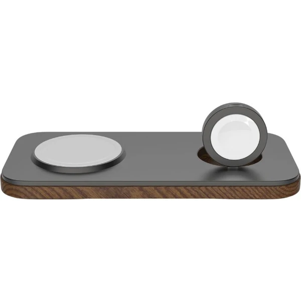 CubeNest K200 2v1 magnetická nabíjačka s MagSafe šedá - Nabíjačky - Obrázok 01W4000701
