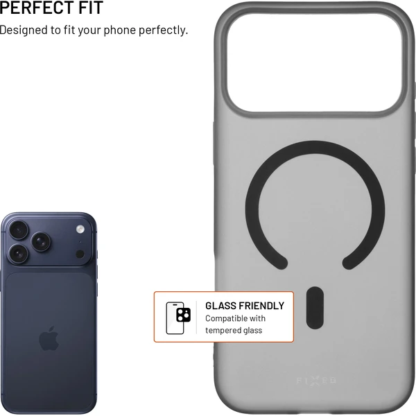 TPU gélový kryt FIXED MagStory s podporou MagSafe pre Apple iPhone 17 Pro Max, dymový - Puzdra - Obrázok 01dd6b6cc41246ebb9334b75537a76f2