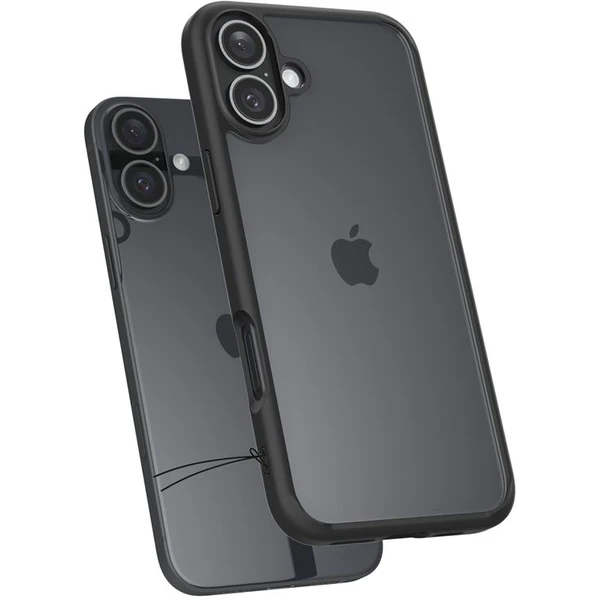 Spigen Ultra Hybrid kryt iPhone 16 matte black - Puzdra - Obrázok 01e2d7ccdbae43e282f06a248421d41d