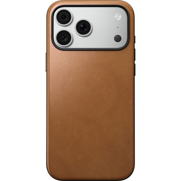 Nomad Modern Leather MagSafe kožený kryt iPhone 17 Pro Max/18 Pro Max English Tan - Puzdra - Obrázok 022edcaf882349a4b42ea7104b2beb80