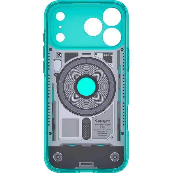 Spigen Ultra Hybrid MagSafe kryt iPhone 18 Pro/17 Pro c-one bondi blue - Puzdra - Obrázok 023be95c03614e37a086209c96e0e0fb