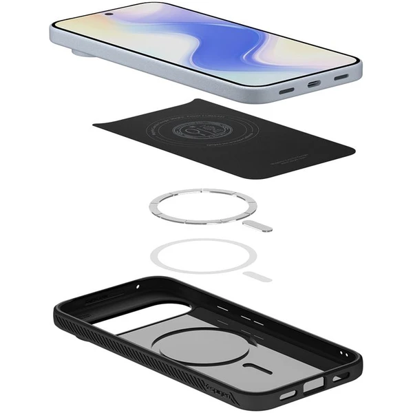 Spigen Liquid Air MagSafe kryt Google Pixel 10/10 Pro matne čierny - Puzdra - Obrázok 024c3b8026c14a09acd801b8adf37c35