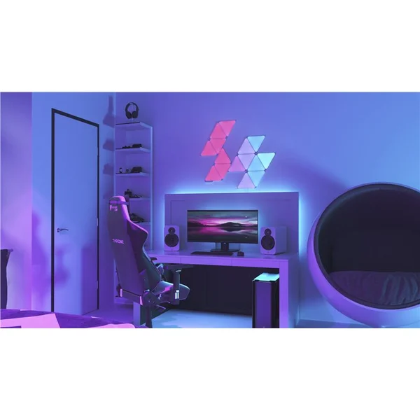 Nanoleaf Shapes Triangles Starter Kit (15 ks) inteligentné modulárne osvetlenie - Inteligentné osvetlenie - Obrázok 0253000501