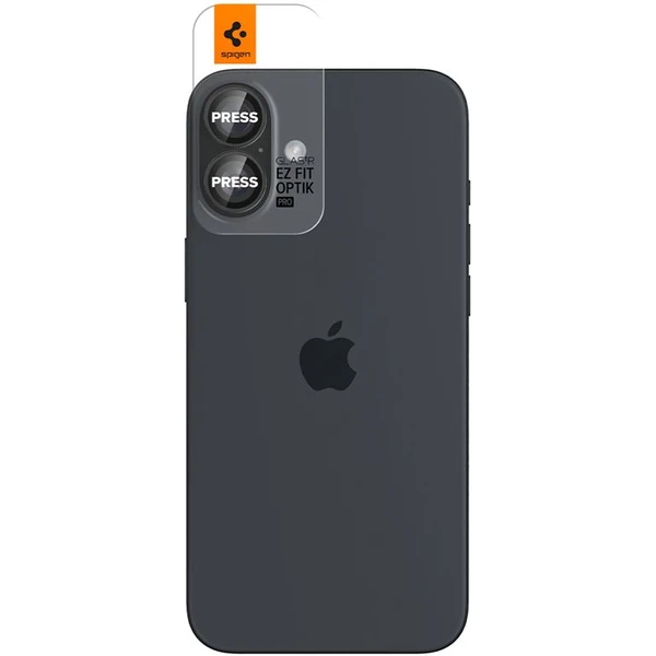 Spigen Glass tR EZ Fit Optik Pro sada skiel iPhone 17/16/16 Plus čierna (2-bal) - Ochranné fólie a sklo - Obrázok 0258356d22004e4dbbf86ff478019dbf