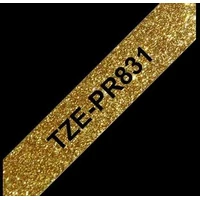 Brother TZe-PR831 páska čierna na zlatom 12 mm - Pásky pre štítkovače