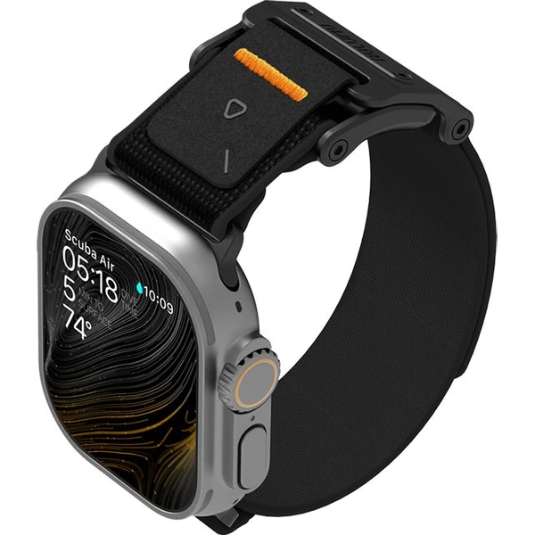 Aulumu A11 Mag Buckle Slim remienok Apple Watch 49/46/45/44/42mm Black Buckle/Black Strap - Remienky - Hlavný obrázok