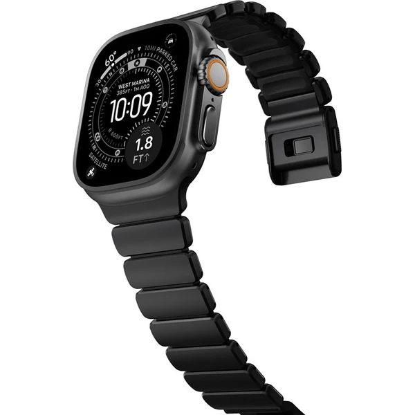 Nomad Stratos Band FKM remienok Apple Watch 45/46/49mm Black Titanium/Black - Remienky - Obrázok 029b0996885d49718f82e3374e9b5bd3