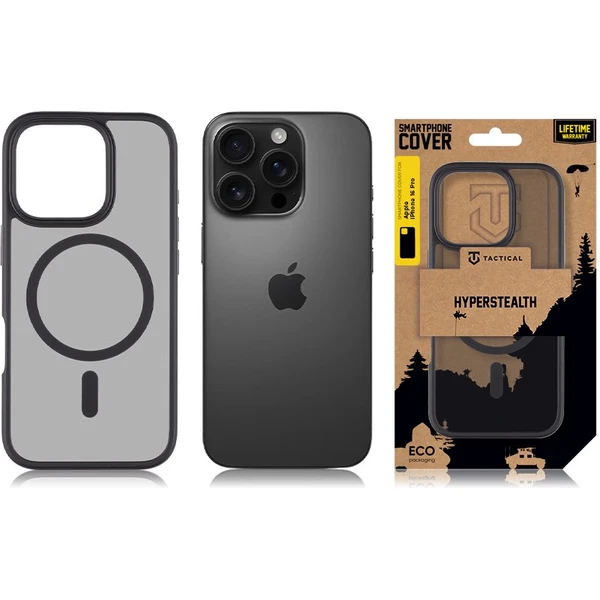Tactical MagForce Hyperstealth Kryt pre iPhone 16 Pro Asphalt - Puzdra - Obrázok 029bc10d60f146739f98e6bcd592579a