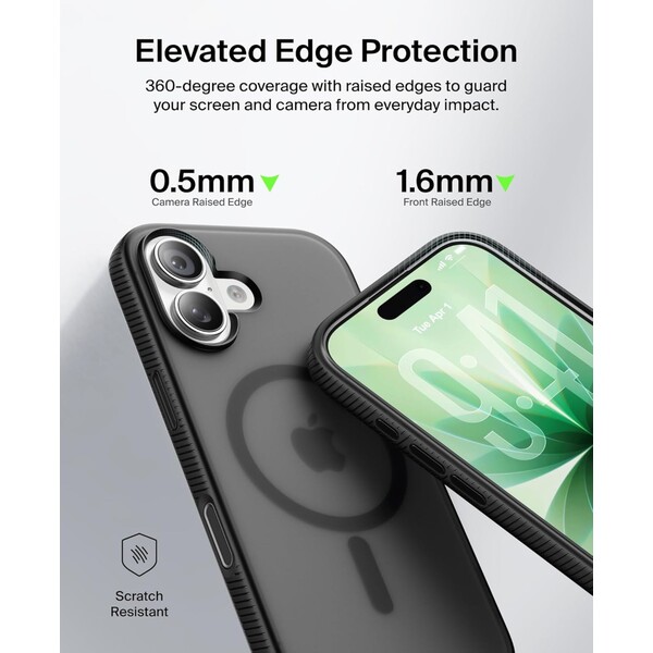 Belkin SheerForce Grip MagSafe kryt iPhone 17 námornícky modrý - Puzdra - Obrázok 02CN000K01