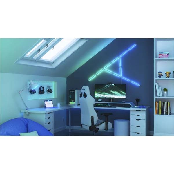 Nanoleaf Lines Starter Kit 15  - Inteligentné osvetlenie - Obrázok 02E3000K01