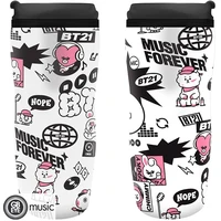 Hrnček cestovný BT21 - Music - Hrnčeky
