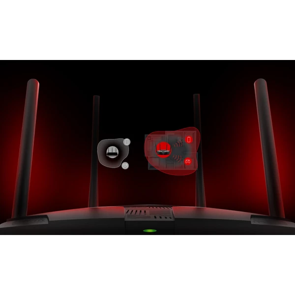 Mercusys MR70X Wi-Fi 6 router čierny - Wi-Fi routery - Obrázok 02R7300401