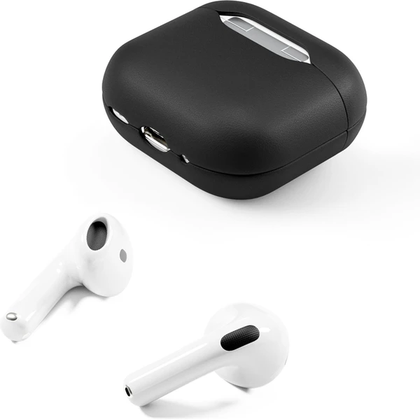 iWant kožené puzdro pre AirPods 4/4 (ANC) čierne - Puzdra - Obrázok 02XD000J01