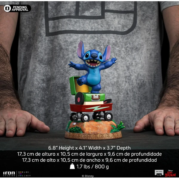 Soška Iron Studios Art Scale 1/10 Disney Classics - Stitch Sneak - Sochy a sošky - Obrázok 02YK000K01