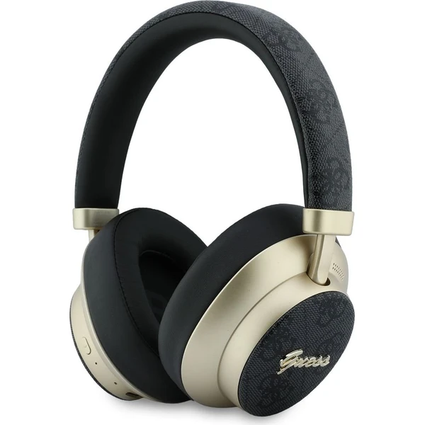 Guess PU 4G Gold Script Metal Logo ENC Bezdrôtová Slúchadlá Black - Slúchadlá - Hlavný obrázok