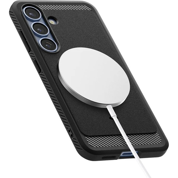 Spigen Rugged Armor MagSafe kryt Samsung Galaxy S25 matne čierny - Puzdra - Obrázok 02d7d2584c734feda777de70dccfa43b