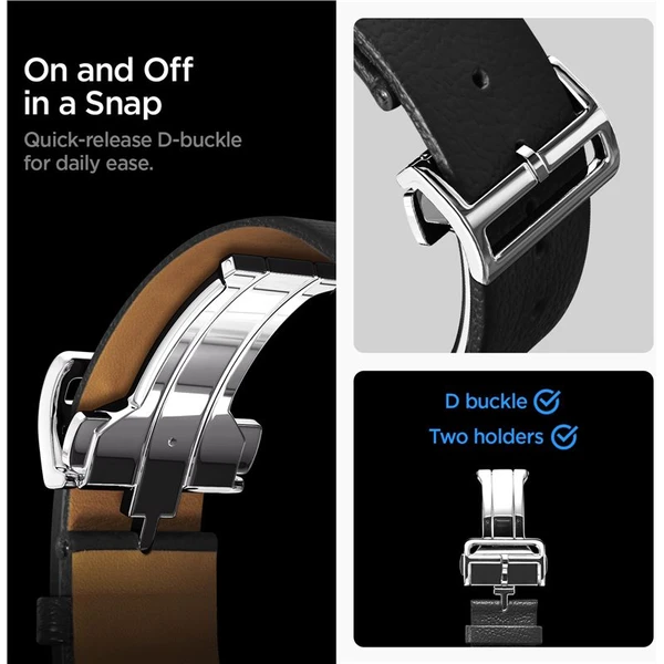 Spigen Enzo Band remienok Samsung Galaxy Watch8 46/44/40mm čierny - Remienky - Obrázok 02d9c53313fb4a319b3c2e9d8505f9ac