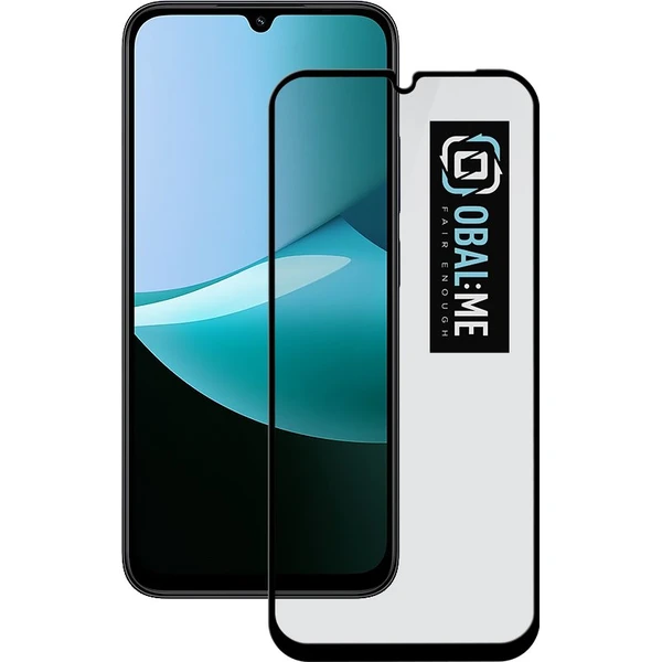 OBAL:ME 5D Tvrdené Sklo pre Xiaomi Redmi 15C 4G čierne - Ochranné fólie a sklo - Hlavný obrázok