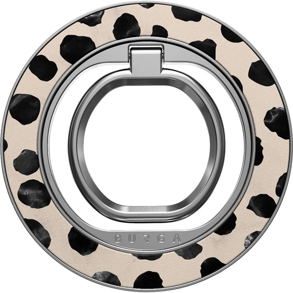 Burga Magnetic Ring držiak Almond Latte strieborný - Držiaky - Hlavný obrázok